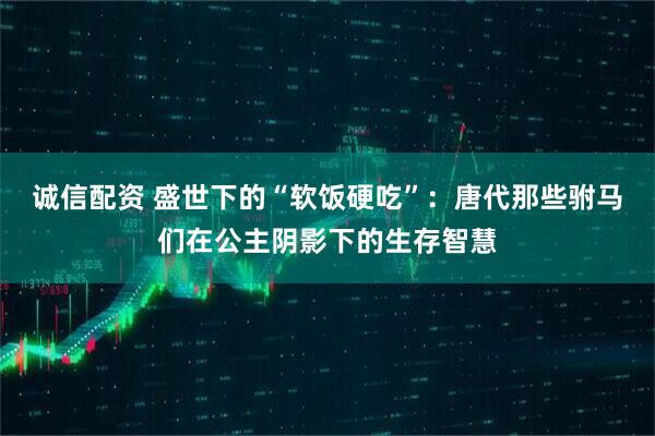 诚信配资 盛世下的“软饭硬吃”：唐代那些驸马们在公主阴影下的生存智慧